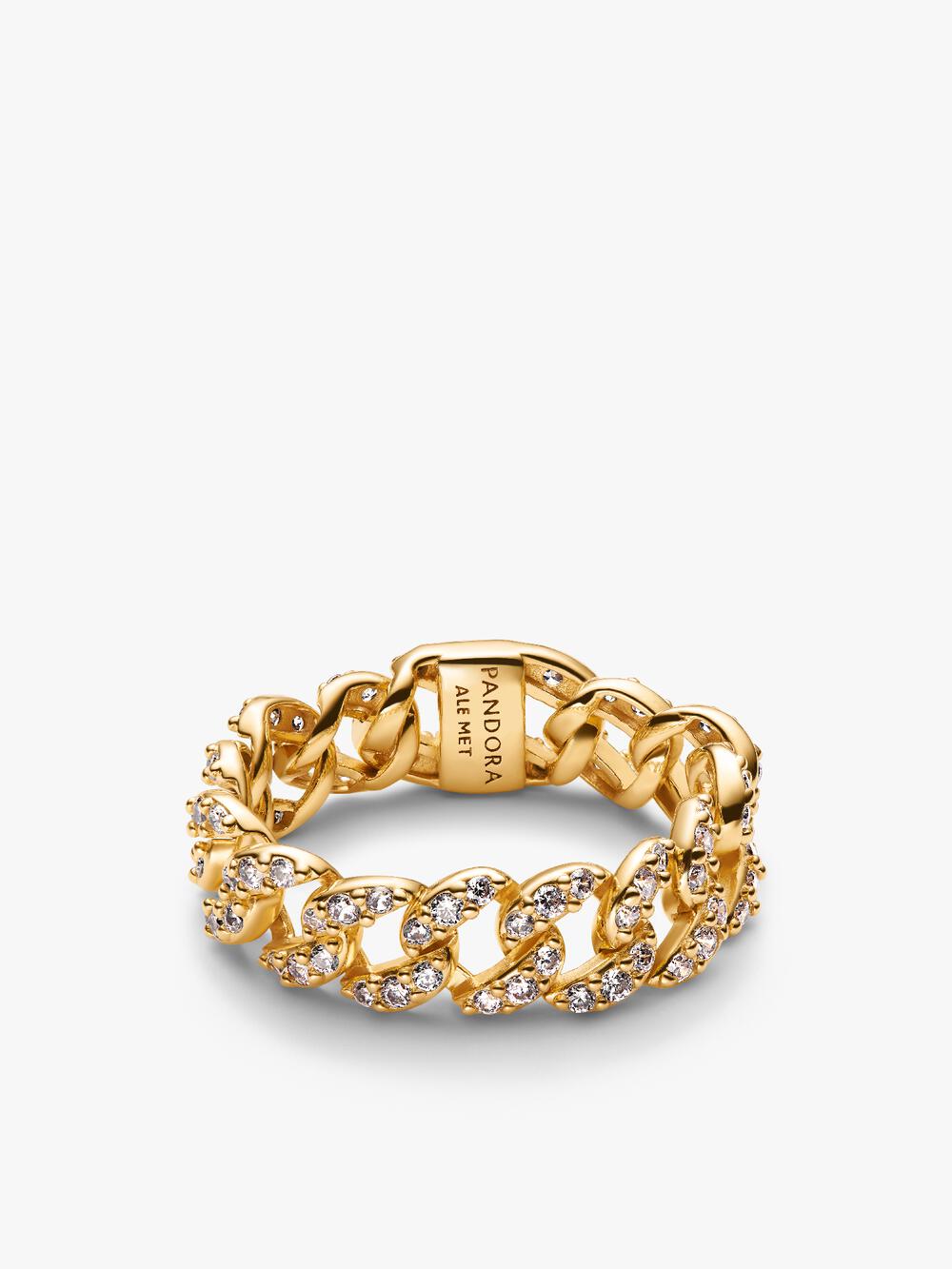 Heart Cuban Chain Ring